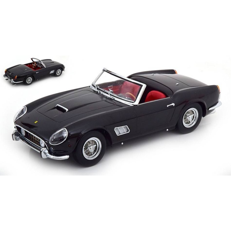 SCALE MODEL COMPATIBLE WITH FERRARI 250 GT CALIFORNIA SPYDER 1960 BLACK 1:18 KK SCALE KKDC181043