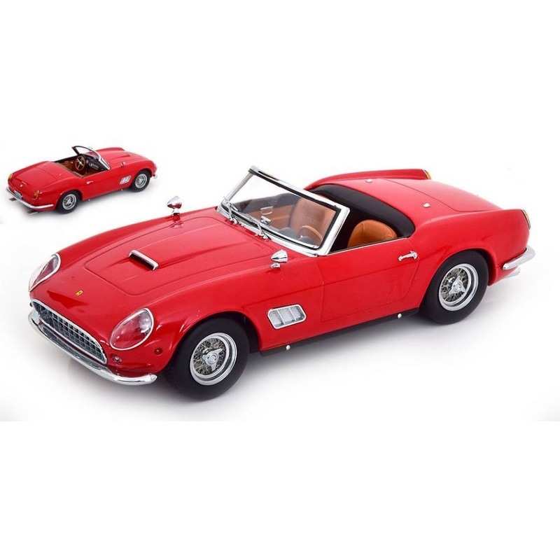 SCALE MODEL COMPATIBLE WITH FERRARI 250 GT CALIFORNIA SPYDER 1960 RED 1:18 KK SCALE KKDC181041