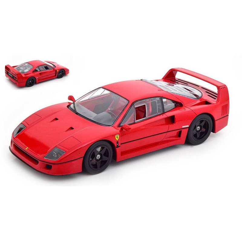 SCALE MODEL COMPATIBLE WITH FERRARI F40 LIGHTWEIGHT 1990 RED 1:18 KK SCALE KKDC180811
