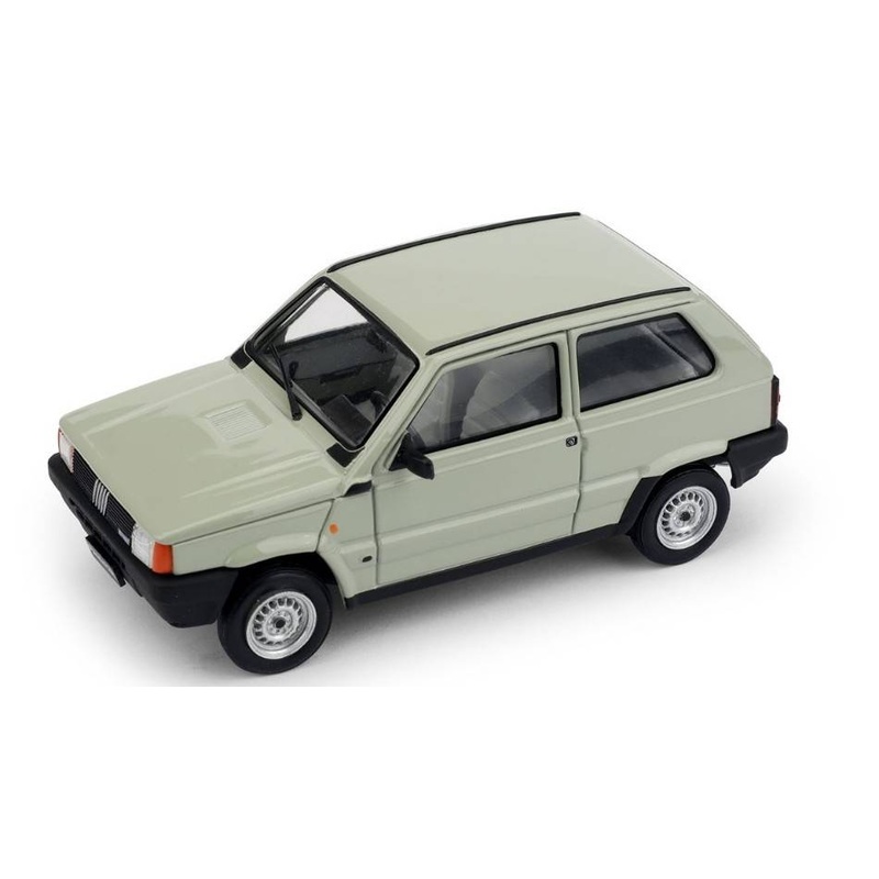 SCALE MODEL COMPATIBLE WITH FIAT PANDA 750L 1986 GRAY OSLO 1:43 BRUMM BM0611-06