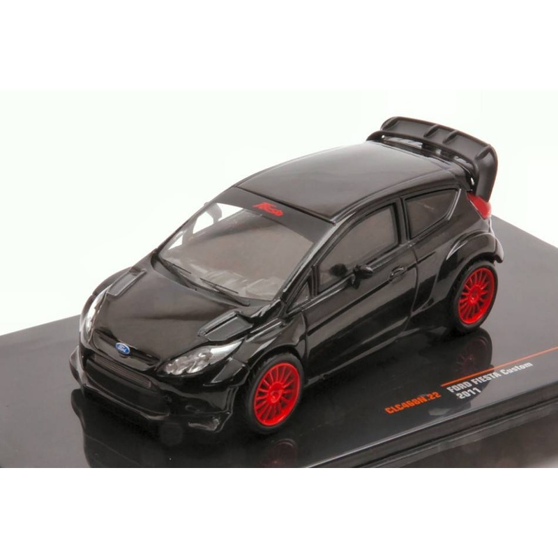 SCALE MODEL COMPATIBLE WITH FORD FIESTA RS WRC 2011 BLACK 1:43 IXO MODEL CLC468