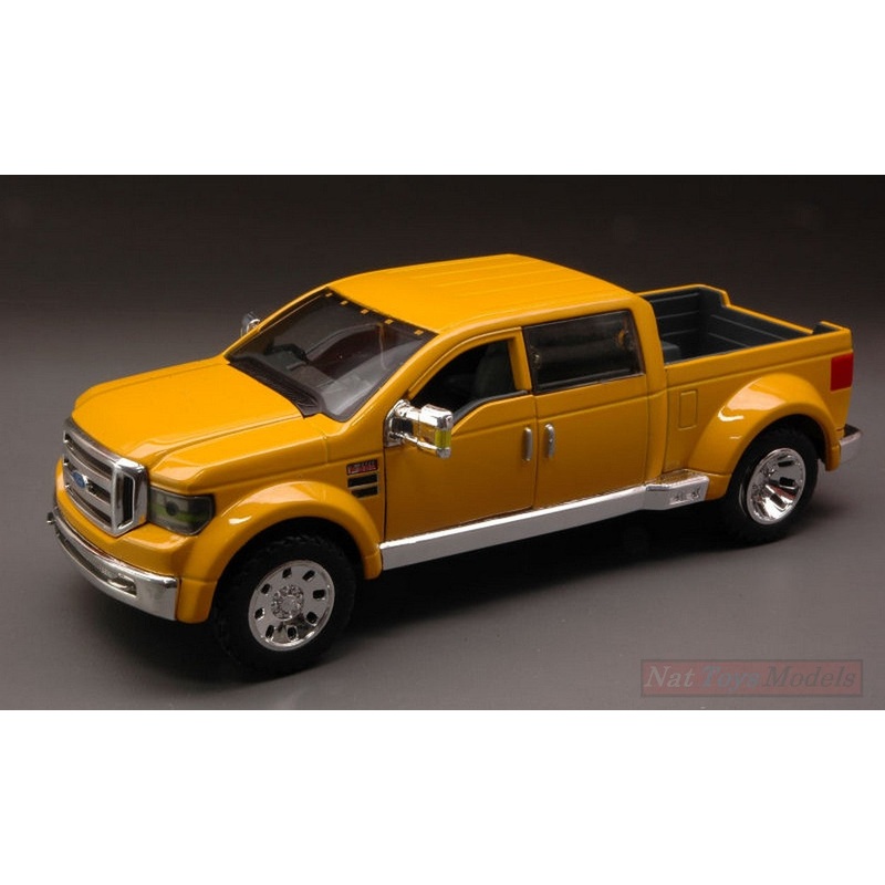 SCALE MODEL COMPATIBLE WITH FORD MIGHTY F-350 2002 YELLOW 1:31 MAISTO MI31213