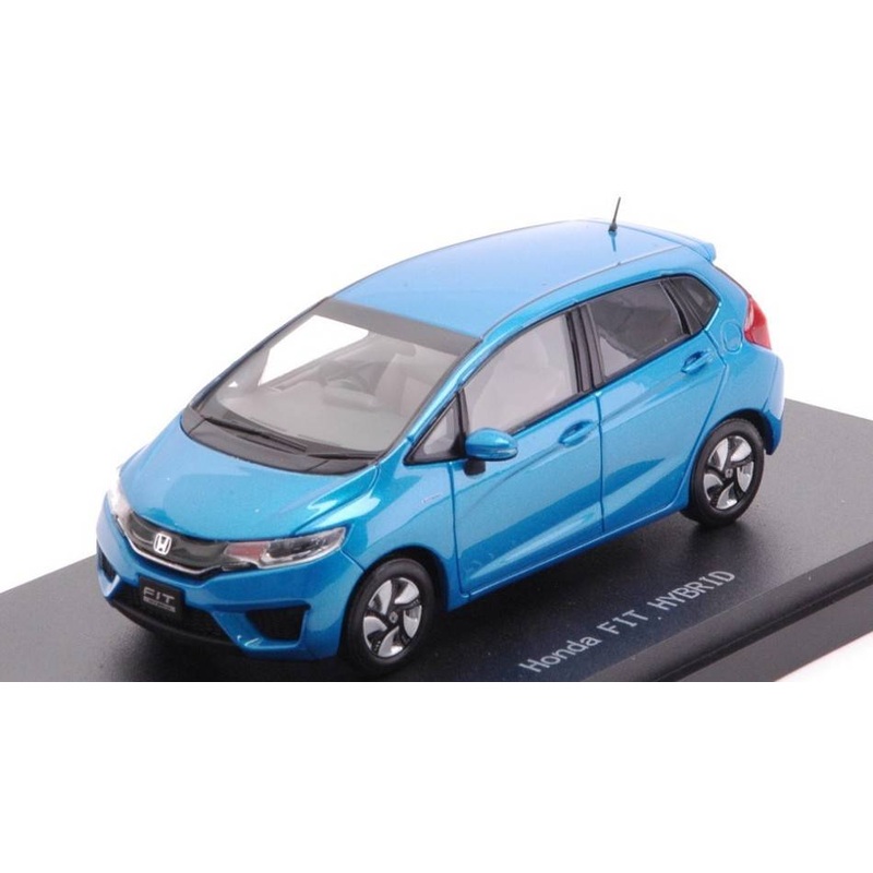 SCALE MODEL COMPATIBLE WITH HONDA FIT HYBRID VIVID SKY BLUE PEARL 1:43 EBBRO EB45137