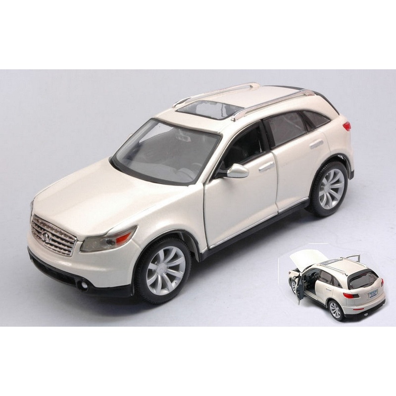 SCALE MODEL COMPATIBLE WITH INFINITI FX 45 2006 PEARL 1:24 MAISTO MI31994