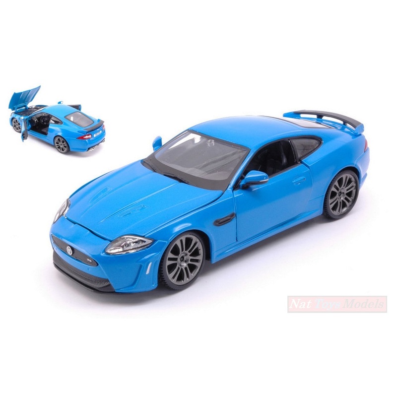 SCALE MODEL COMPATIBLE WITH JAGUAR XKR-S 2011 BLUE 1:24 BURAGO BU21063BL