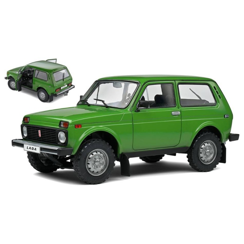 SCALE MODEL COMPATIBLE WITH LADA NIVA 1980 GREEN 1:18 SOLID SL1807304