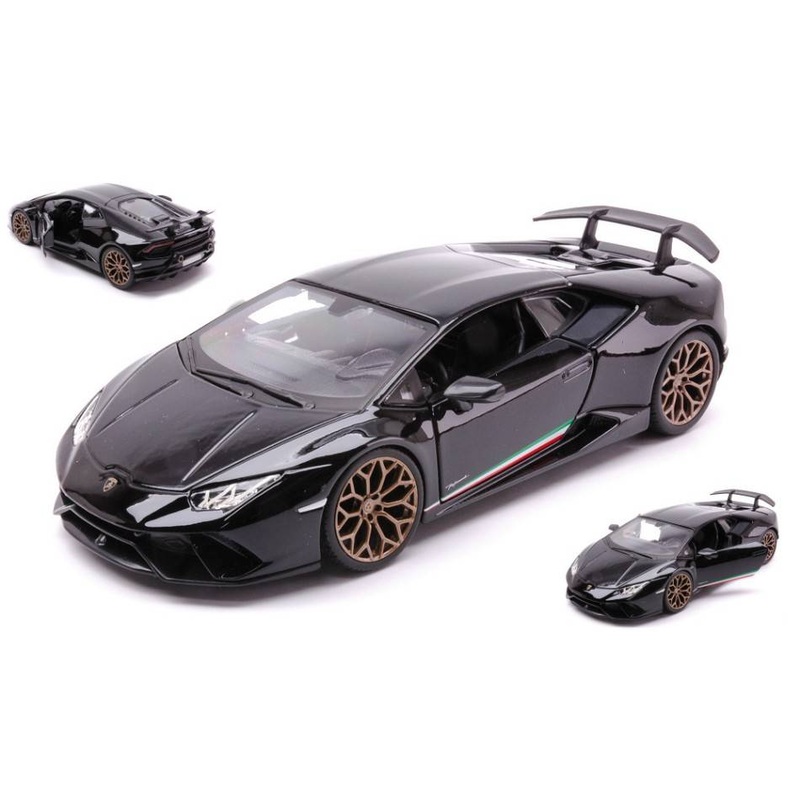 SCALE MODEL COMPATIBLE WITH LAMBORGHINI HURACAN PERFORMANTE BLACK 1:24 BURAGO BU21092Z