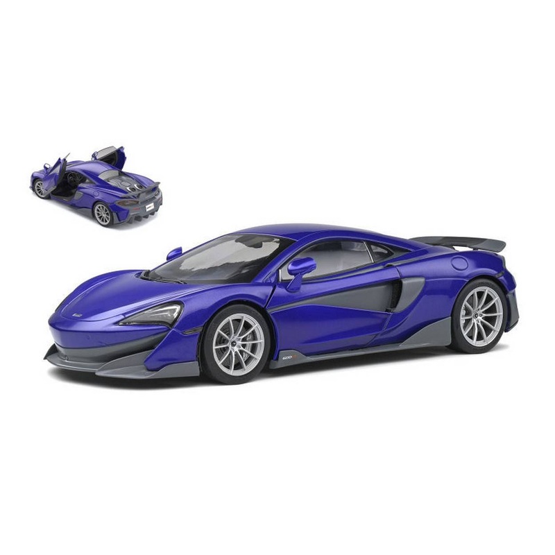 SCALE MODEL COMPATIBLE WITH MC LAREN 600LT COUPE' 2018 LANTANA PURPLE 1:18 SOLID SL1804502