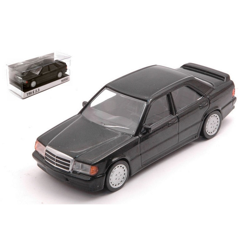 SCALE MODEL COMPATIBLE WITH MERCEDES 190 2.3 - 16 1984 BLACK METALLIC 1:43 NOREV NV351195