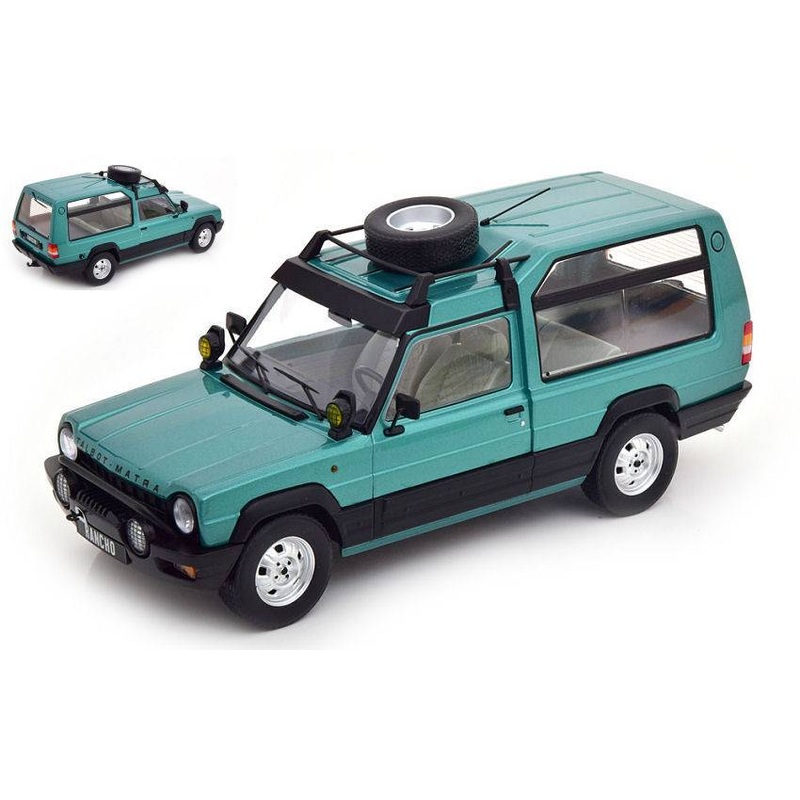 SCALE MODEL COMPATIBLE WITH TALBOT SIMCA RANCHO GREEN MET.1:18 KK SCALE KKDC180823