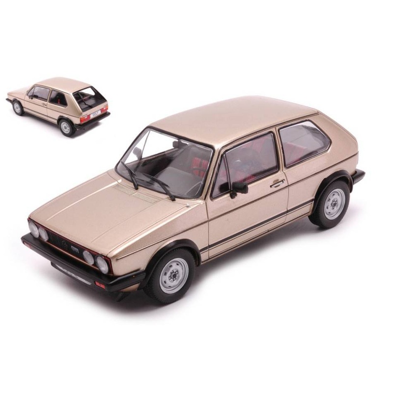 SCALE MODEL COMPATIBLE WITH VW GOLF I GTI METALLIC BEIGE 1:24 WHITEBOX WB124113