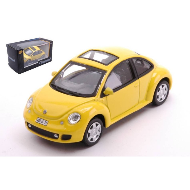 SCALE MODEL COMPATIBLE WITH VW NEW BEETLE YELLOW 1:43 CARARAMA CA431380